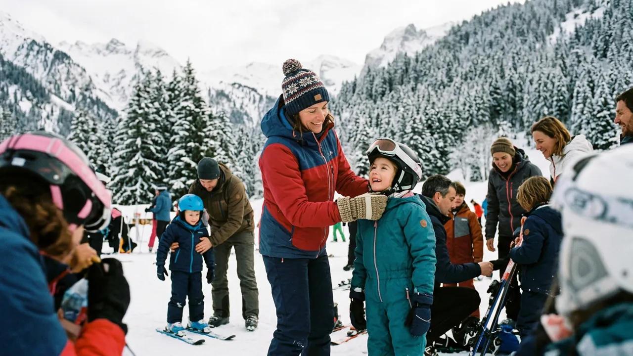 Atelier de simulation de recherche et de sauvetage en neige avec détecteurs